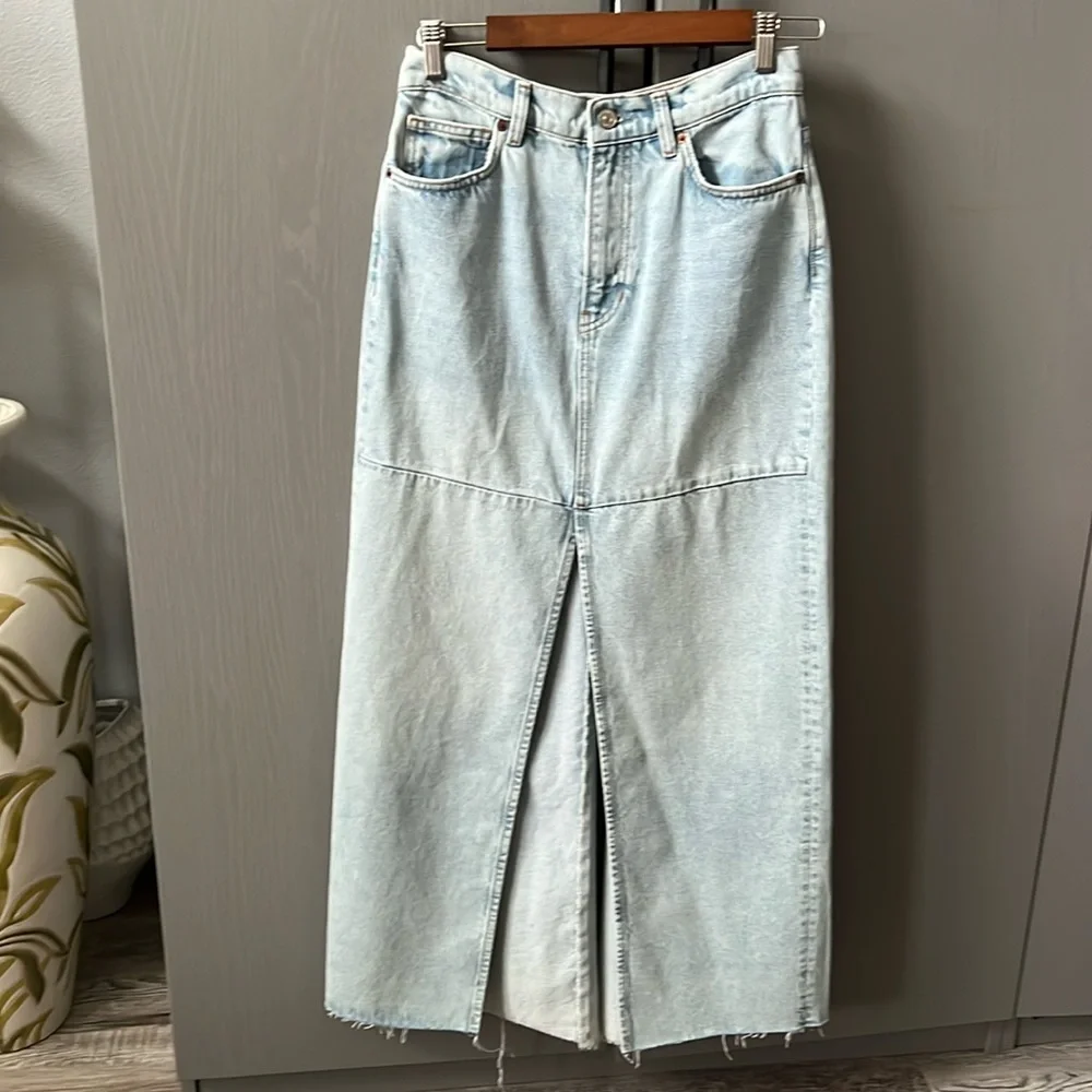Reformation Jeans Skirts 26